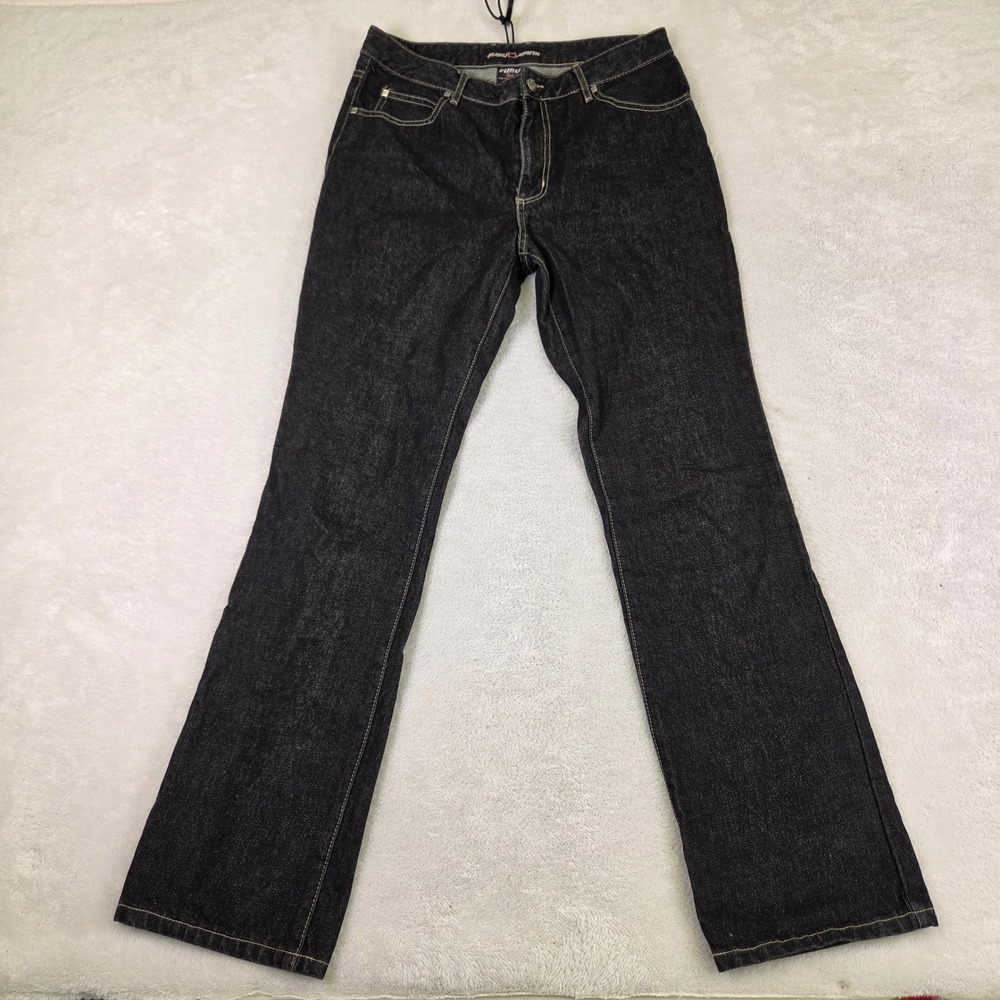 FUBU The Collection Dark Wash Indigo Denim Jeans Womens 13/14 Straight Leg 90s